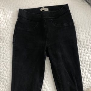 Madewell “the anywhere jean” black jeggings
